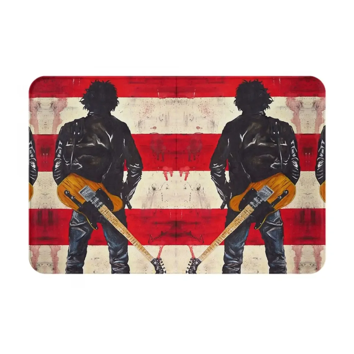 Bruce Springsteen Non-slip Doormat Floor Mat Water oil proof Carpet Rug for Kitchen Entrance Home Bedroom Footpad Mats