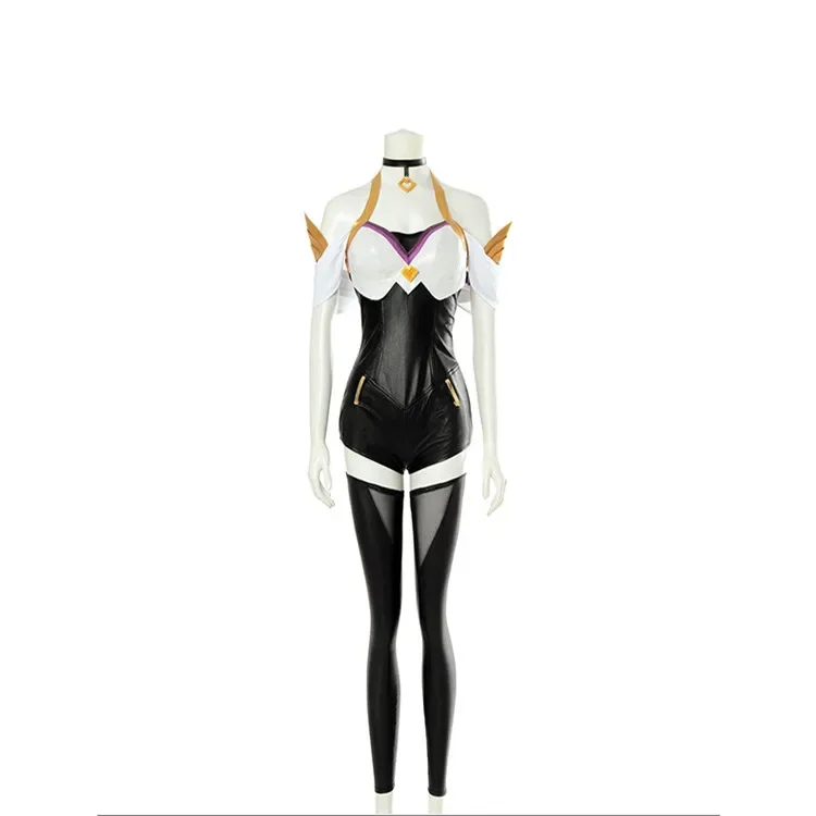 LOL Ahri Cosplay Costume pour femme, Ahri KDA, ZHIZHEN Skin, Vêtements, Perruque, Jeu trempé