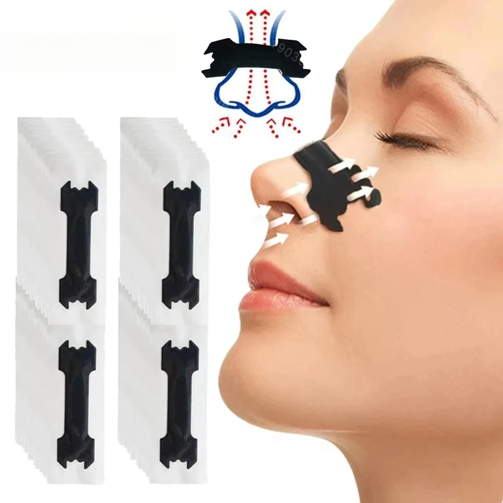 

60Pcs Anti Snoring Nasal Strips for Way Help Breathing Reduce Snoring Nose Patch Better Sleep Easier Breath Aid Decive