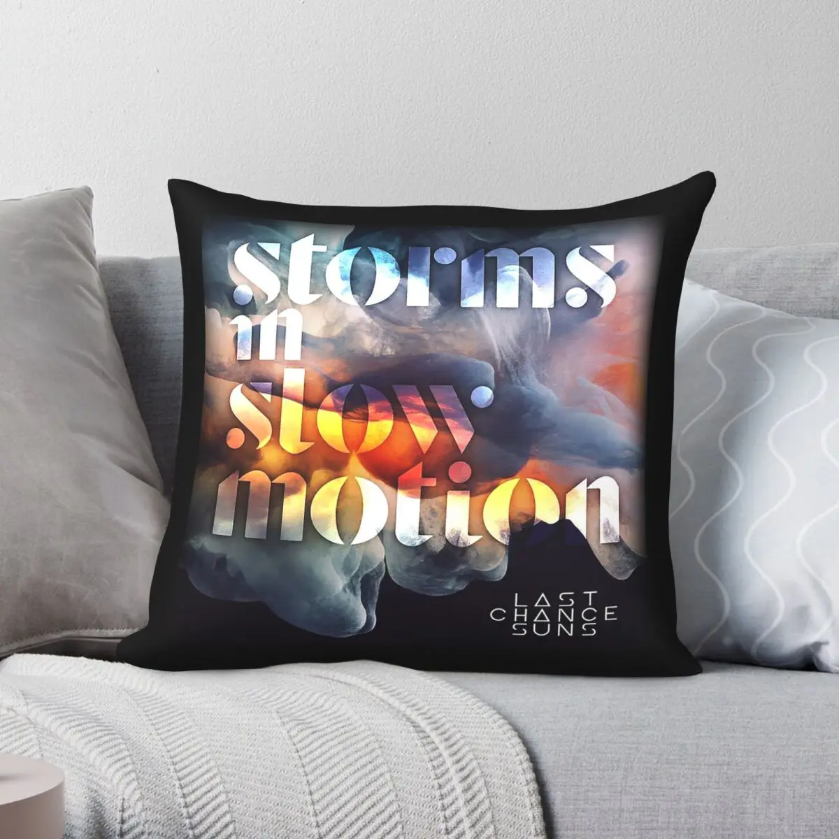 Storms In Slow Motion Pillowcase Polyester Linen Velvet Pattern Zip Decor Room Cushion Cover 18