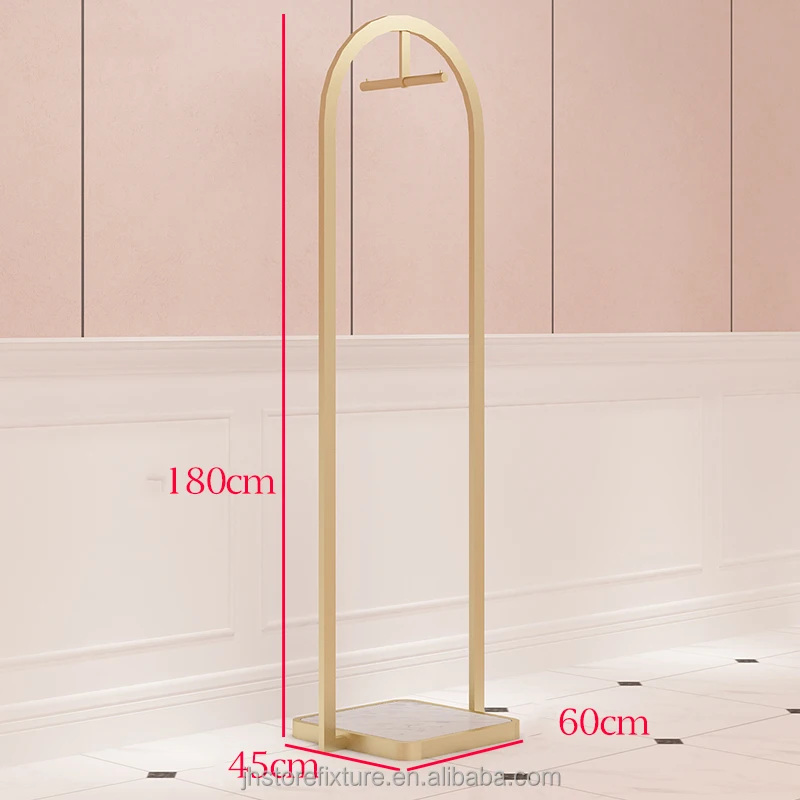 Custom.Custom.Custom.European Design Beliebte Mode Edelstahl Kleidung Ständer Kleidung Shop Display Rack Kleidung Metall Di