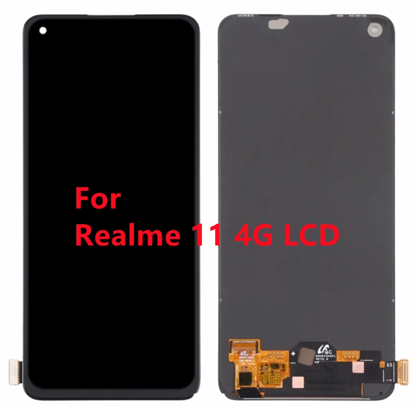 Tested TFT AMOLED 6.4\'\' For Realme 11 4G LCD Display Touch Screen With Frame Realme 11 4G RMX3636 Display LCD Parts