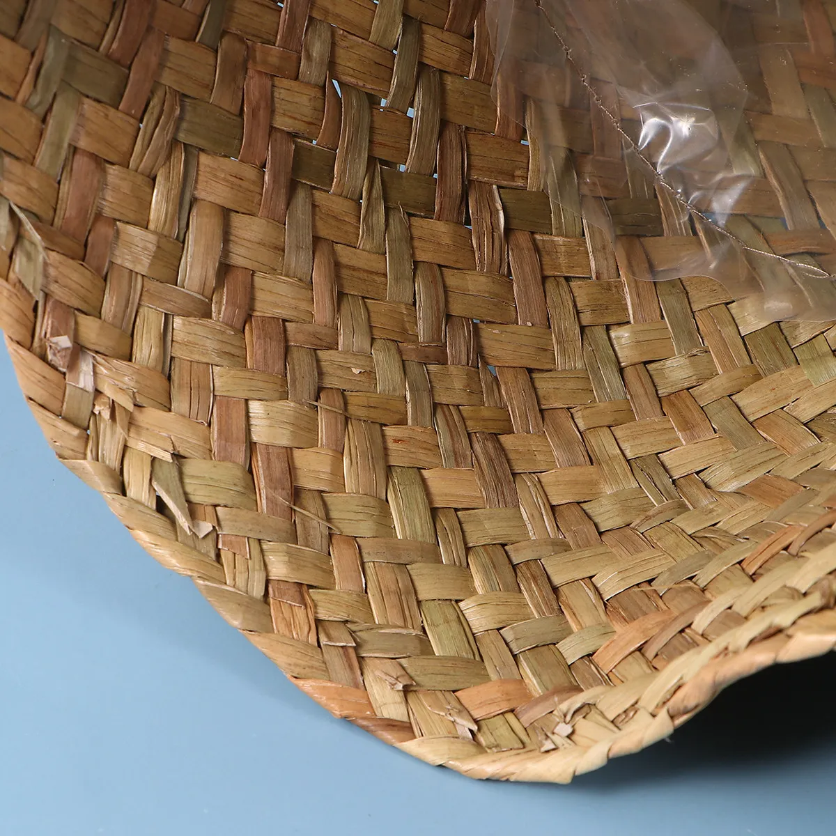 1Pcs Natural Jute Fiber Woven Flower Basket Handmade Pastoral Decor Planter for Indoor Outdoor Balcony Living Room Dried Fresh