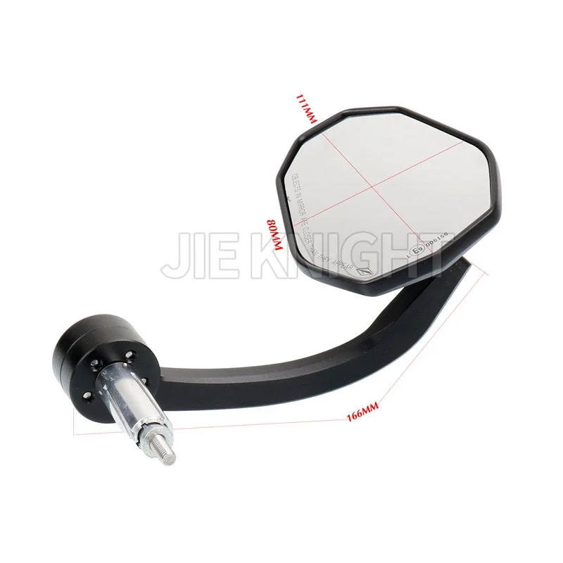 Lusterko motocyklowe na końce kierownicy 7/8\" 22mm do CFMOTO 125NK 450NK 650NK 800NK NK125, lusterko wsteczne boczne na kierownicę