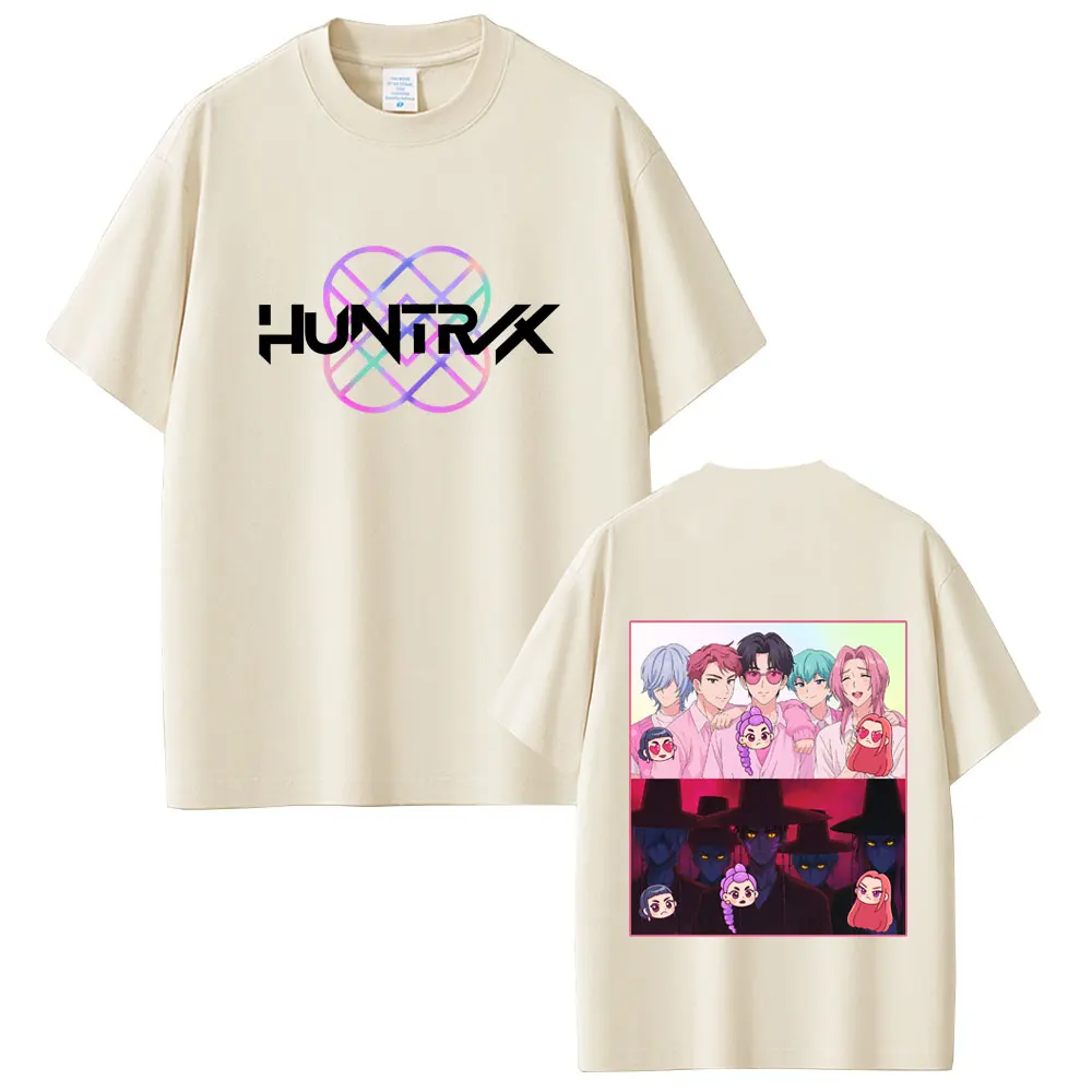 KPop Demon Hunters T-shirts Saja Boys Tee Shirt Rumi Mira Zoey T-shirt Men Women Cotton Casual Cartoon Short Sleeve Tshirt Tops