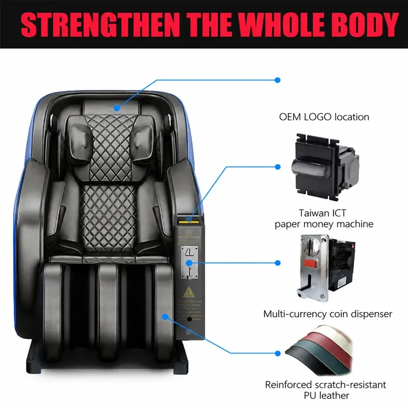 Luxury Automatic Space Capsule Massage Chair Commercial Shared Massage Sofa Wholesale Direct Sales Scan Code Payment