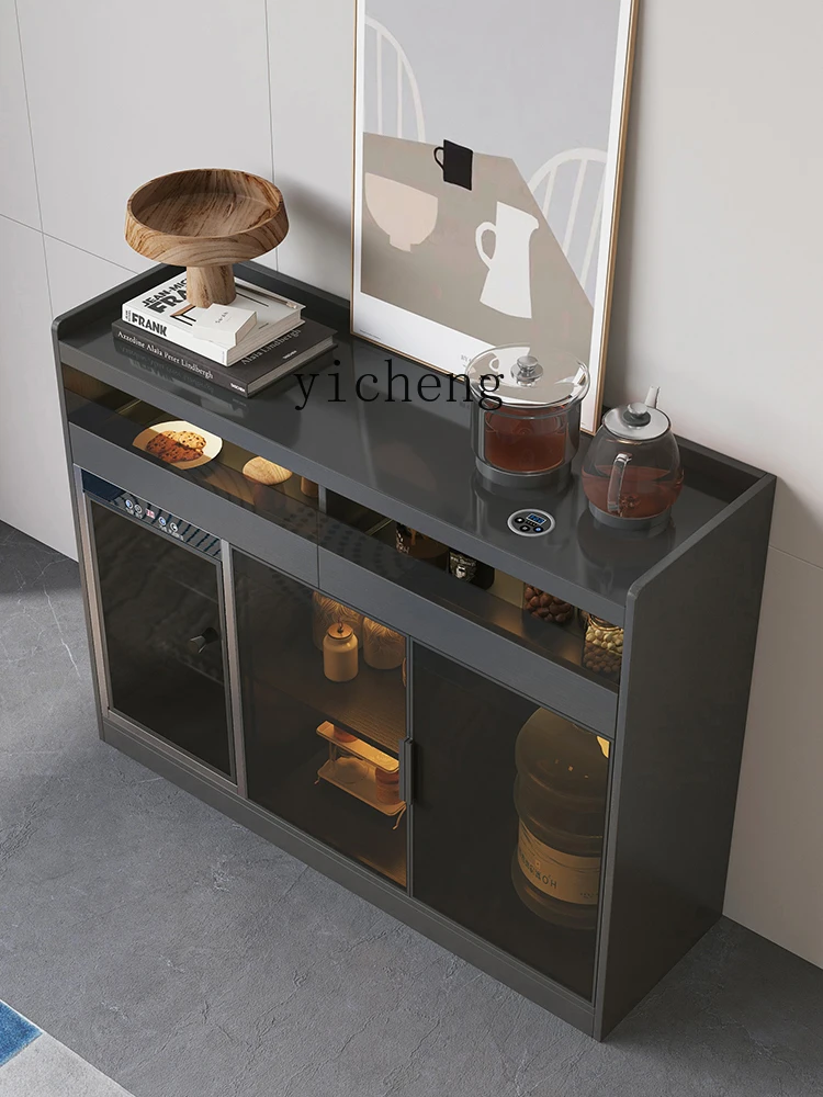 Tqh Sideboard Cabinet Modern Tea Machine Cabinet  Wall Automatic Boiling Water Tea Cabinet Locker