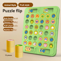 New Animal Flip Chess Board Games Classic Strategy Game Thinking Cognitive Parent child Interactive Puzzle Christmas Party Toy