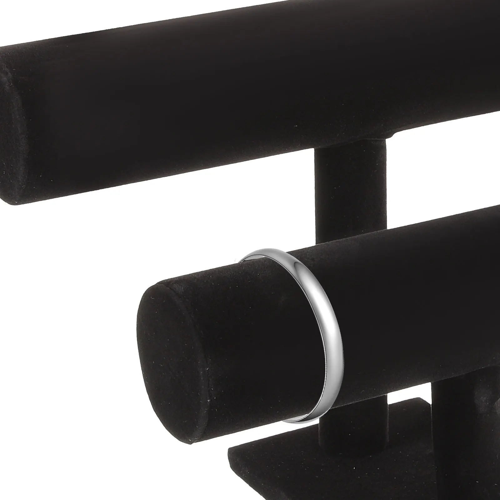 

Bracelet Stand Detachable Two-Tier Bangle Holder For Jewelry Storage Display Black Sturdy Space Saving Easy Assembly