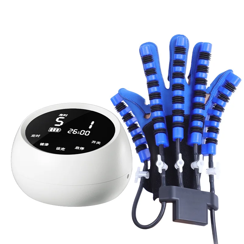 Hand Finger Rehabilitation Glove, Massage Device, Exercise Robot, Electric Massager for Recovery, Fitness Therapy Tool