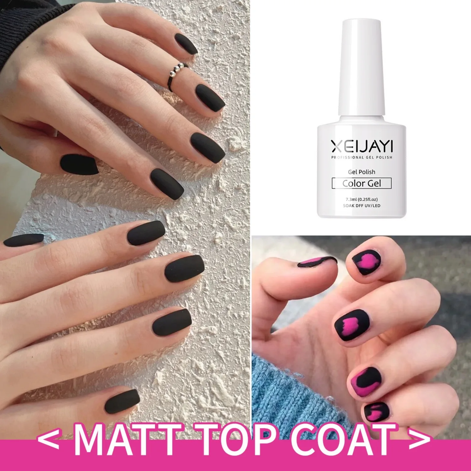Top Coat Matt Coat Primer Nail Art Set con base e top coat Soak Off Gel Smalto per unghie per kit di strumenti di design per nail art