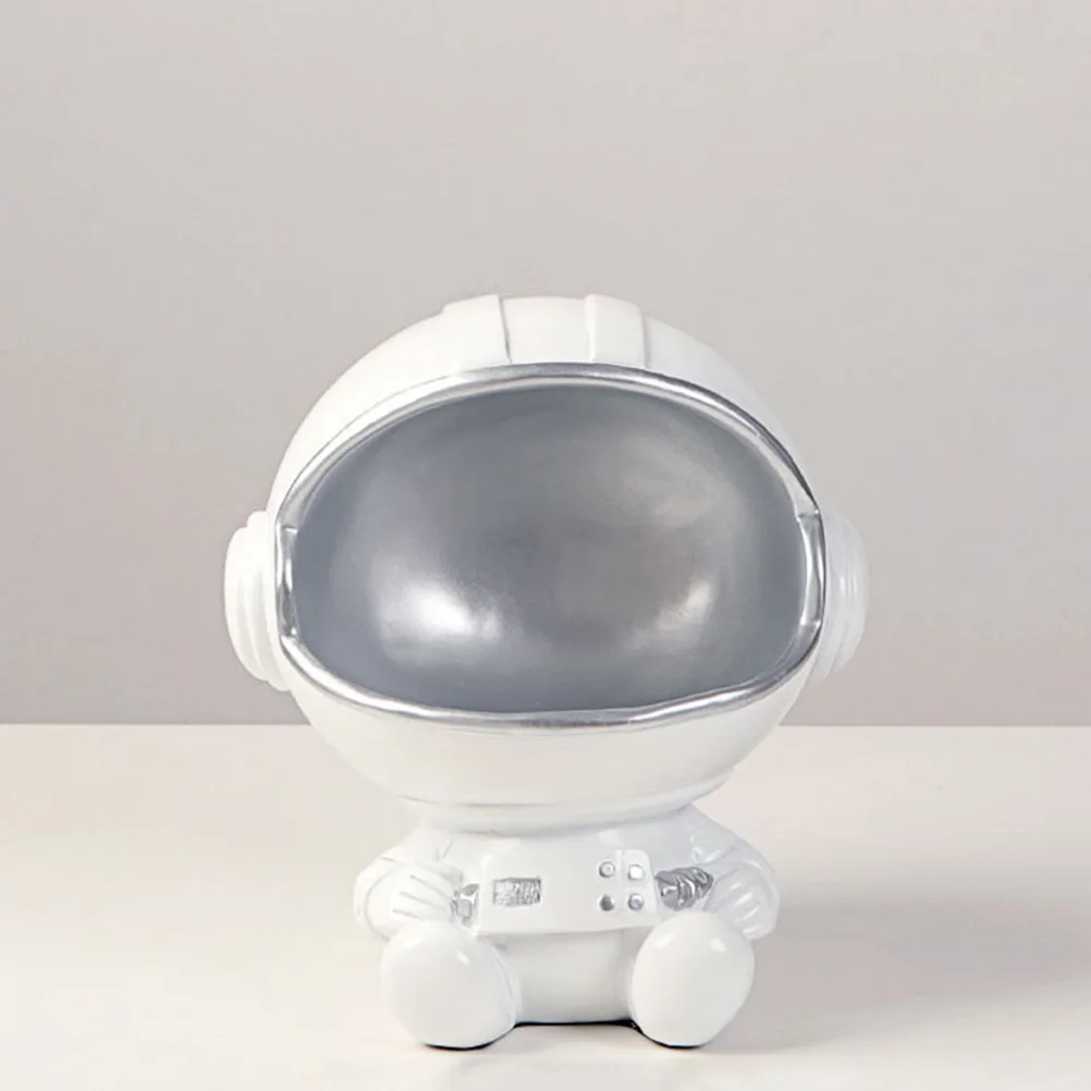 

Astronaut Ornament Storage Box Resin Desktop Adornment Home Holder Candy Fruit Container Accessory Decor Keys