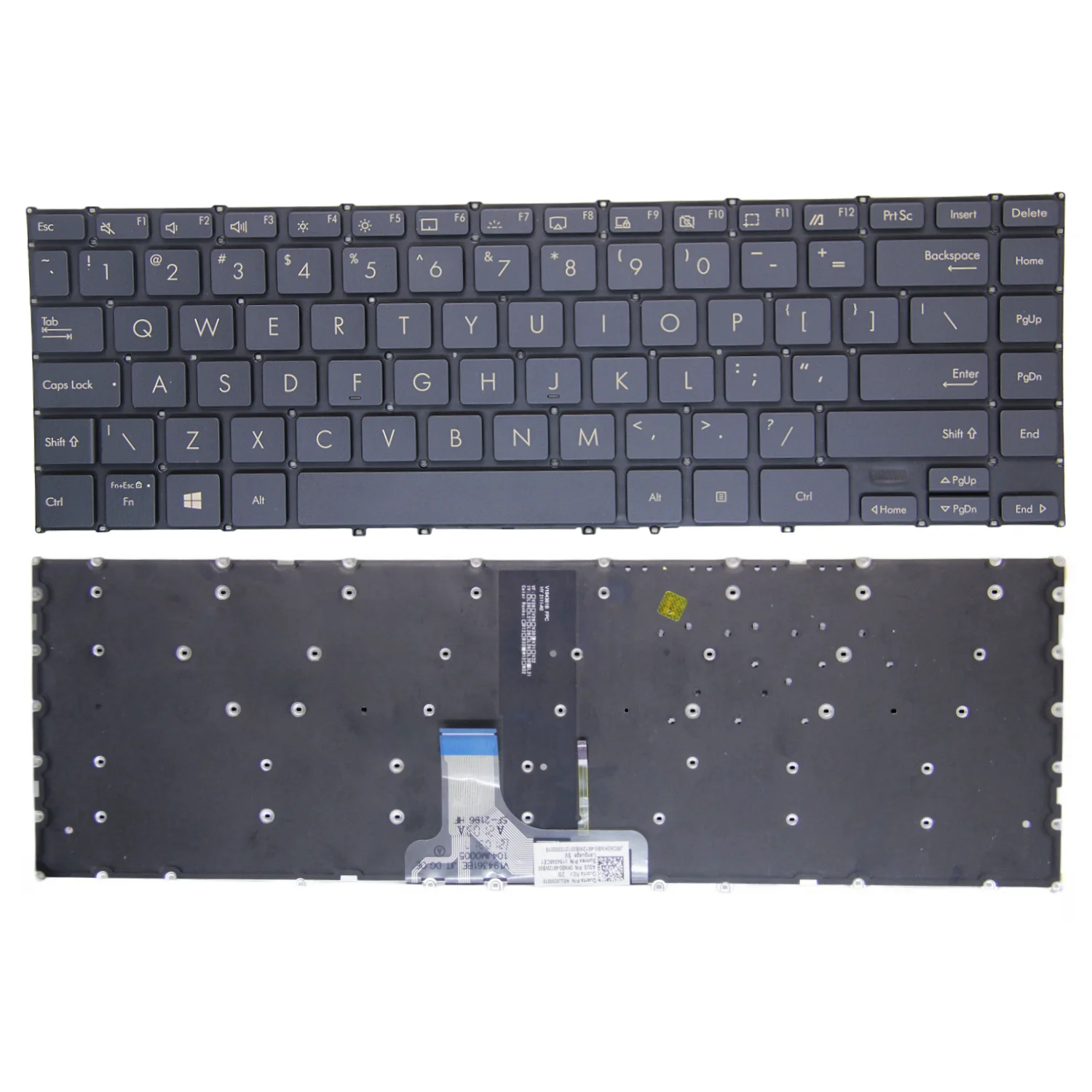 100% novo eua para asus ux363 ux363j uxf3000 uxf3000e p2451 teclado retroiluminado para laptop