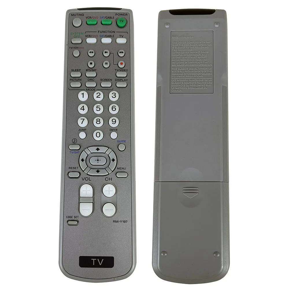 

Пульт дистанционного управления для телевизора Sony RM-Y197 KV-29DRC420 KV-30HS420 KV-32HS420 KV-34HS420 KV-34HS420N