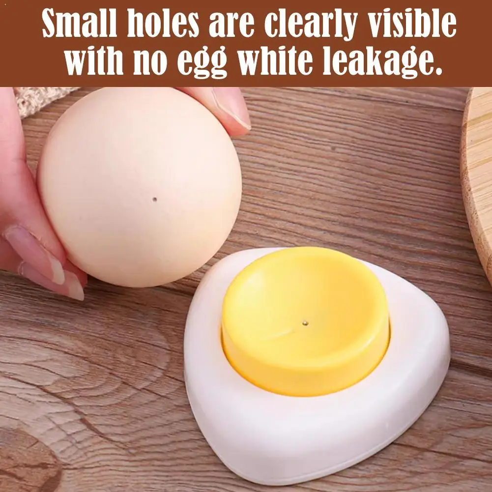 Egg Punch Needle Egg Drill Piercer Household Egg Hole Puncher Anti Crack Egg Tool Piercing Practical For Boiled Steamed Eggs