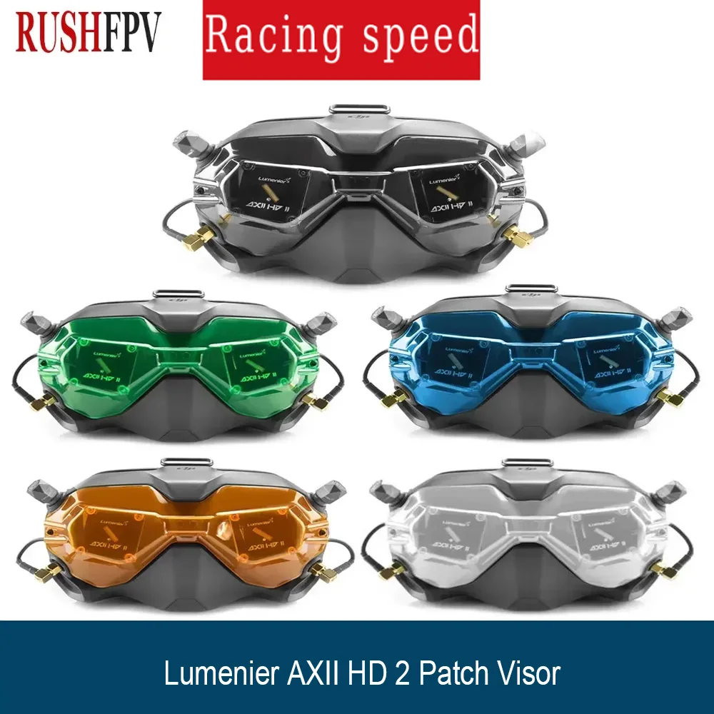 Lumenier AXII HD 2 Patch Visor 8.4dBi + Stubby LHCP Combo Set for DJI Goggles RP-SMA
