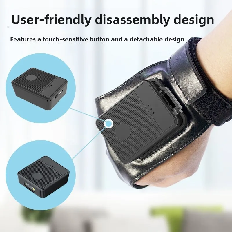 Barcode Equipment Packaging Equipment Phone Back Clip Bluetooth Data Collector Wireless QR Code Reader for Logistics Express