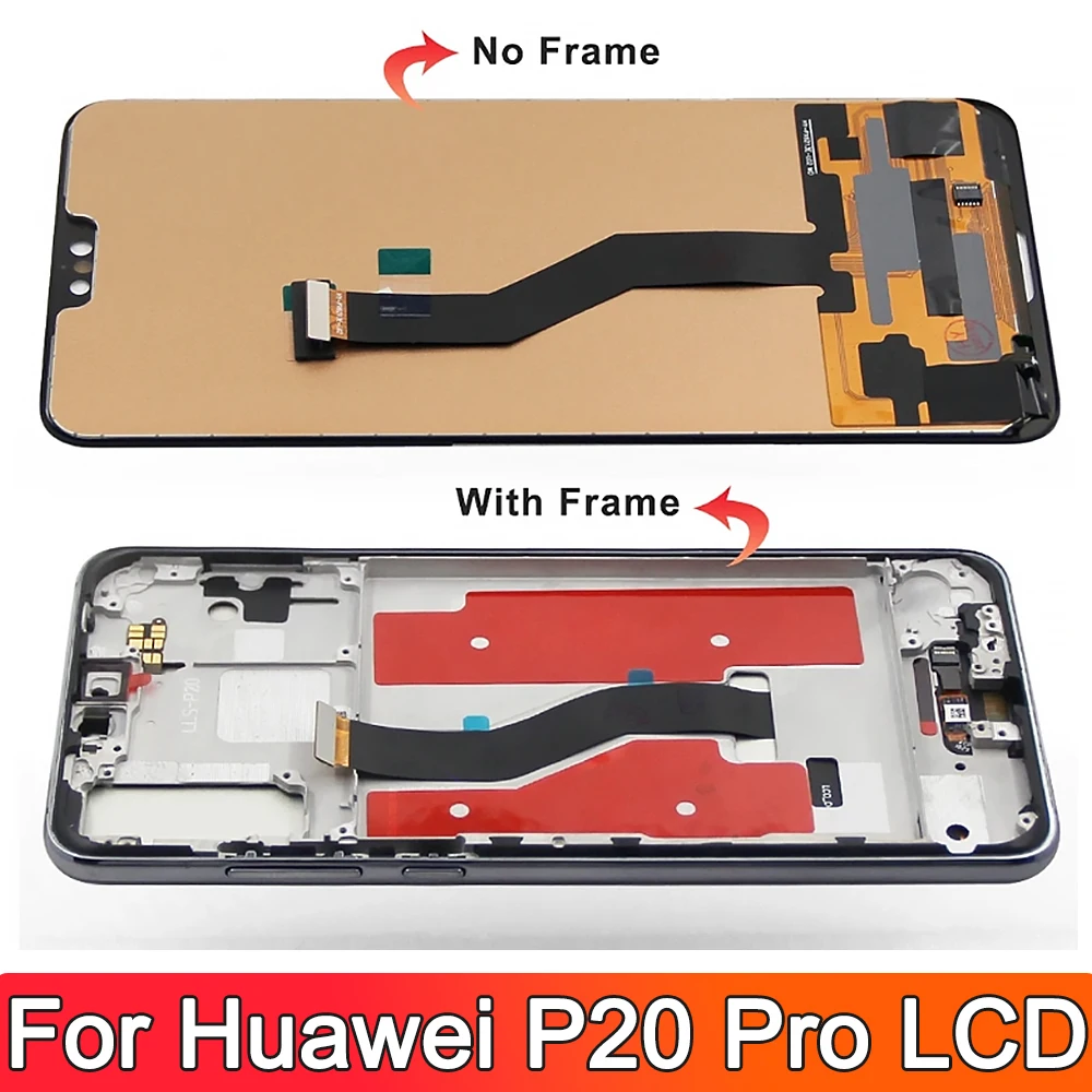 6.1\'\' AAA+ Display for Huawei P20 Pro LCD Touch Screen Digitizer Assembly Replacement for Huawei P20 Pro CLT-L09 CLT-L29 Screen