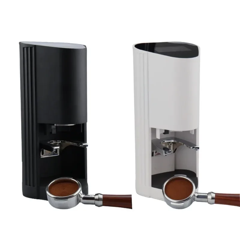 Arrival Black White Automatic Coffee Tamper Adjustable Pressure Commercial Electric Coffee Tamper Machine