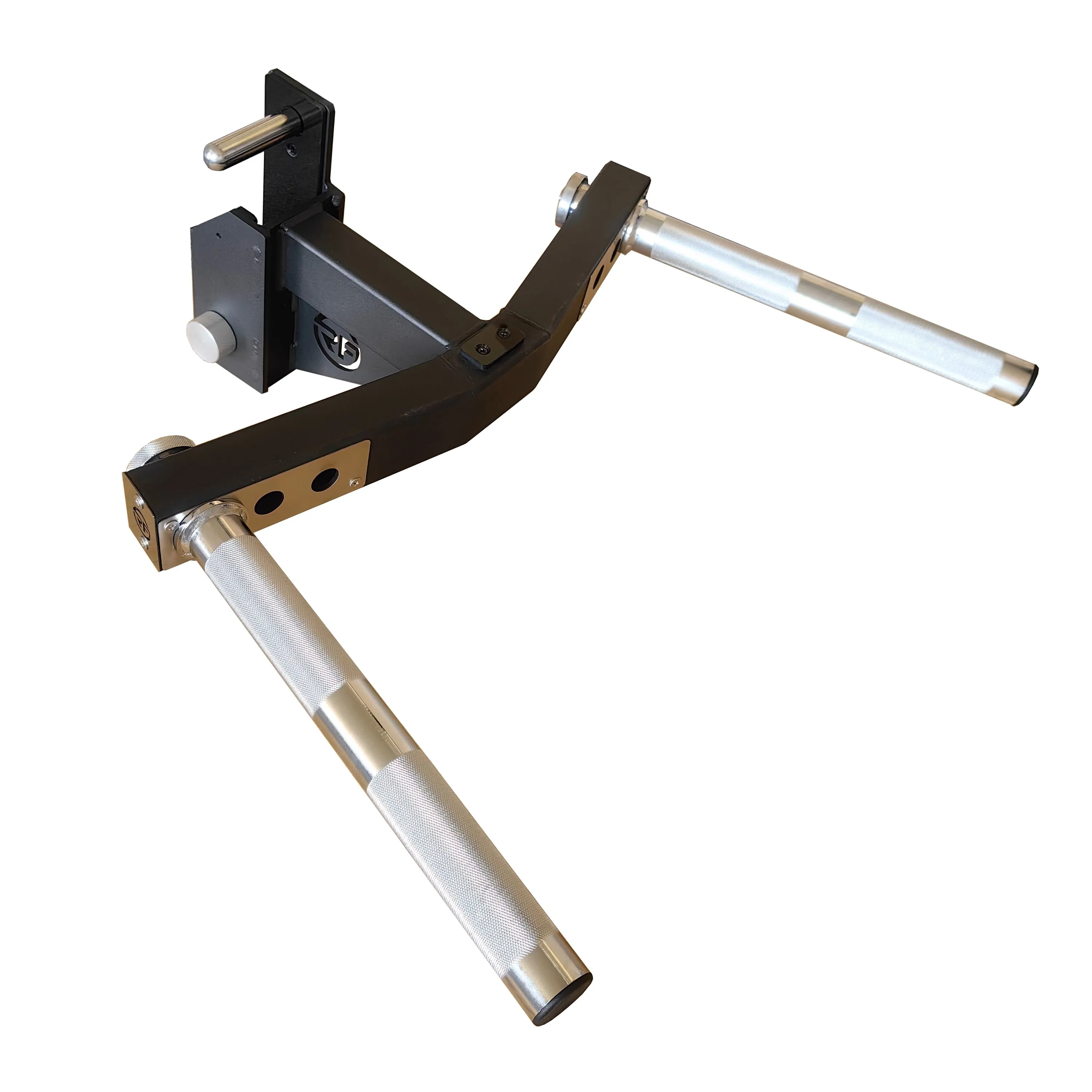 Dip Bar Attachment For 75mm Power Rack Heavy Duty Dip Station Handles Fits 75x75mm Squat Cage Frame