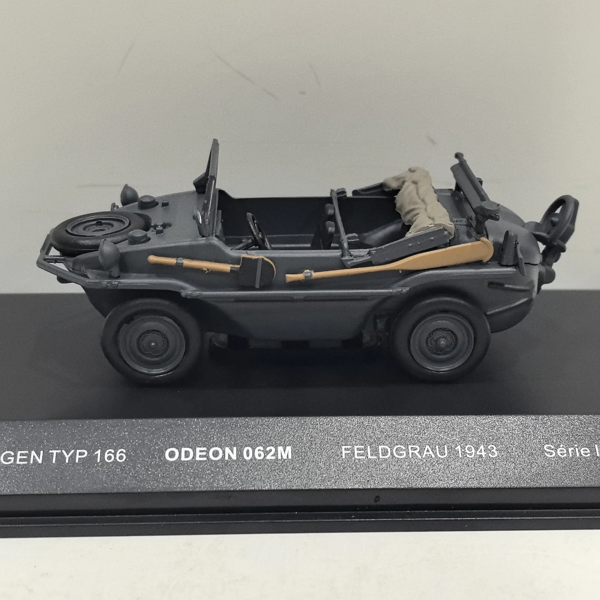 

Diecast ODEON 1:43 Scale VW TYP 166 1943 Amphibious Vehicle Alloy Car Model Collectible Toy Gift Souvenir Display Ornaments