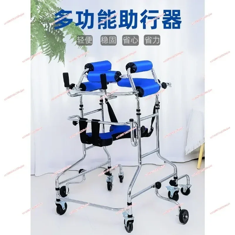 Stroke hemiplegia walking rehabilitation assistive device for adult learning walker walking lower limb training