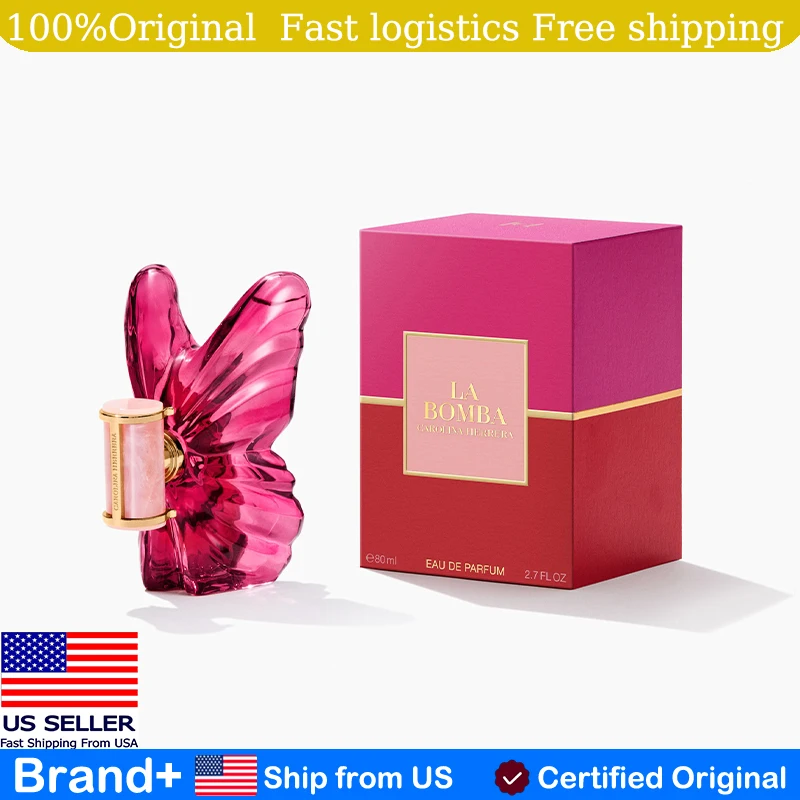 

Carolina Herrera La Bomba Eau De Parfum 50ml Long-lasting Fragrance Cologne Arabian Women's Perfume Persistence Pheromone