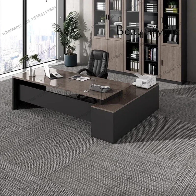 Aesthetic Office Desk Study Desktop Corner Luxury Student Organizer Multifunction Office Desk Reception Biurko Trendy Furnitu