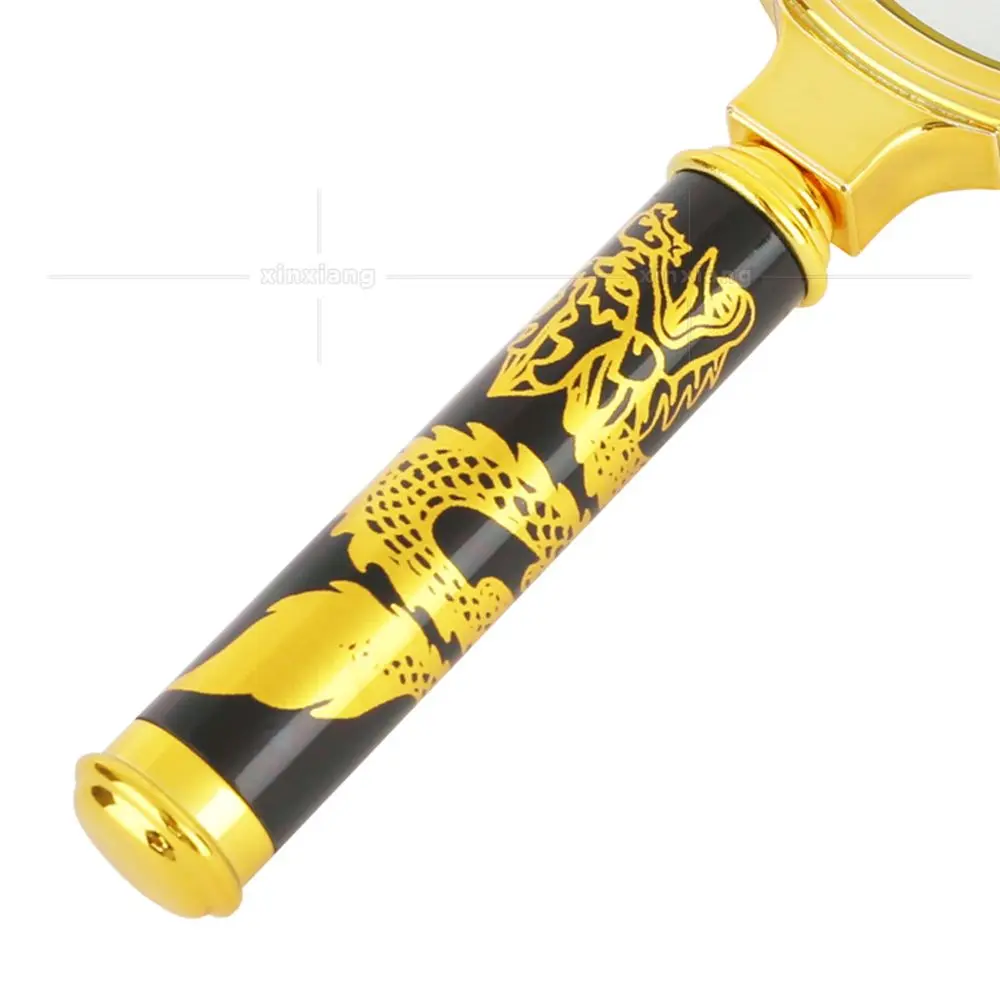 Portable 60/70/80/90/100mm 10X Handheld Magnifying Glass Lens Microscope Reading Jewelry Magnifiers
