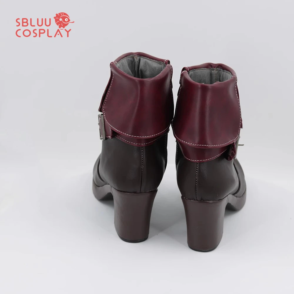 أحذية SBluuCosplay Hunt Merigold Triss التأثيرية أحذية مصنوعة حسب الطلب ملحقات حفلات الهالوين كرنفال للساحرة