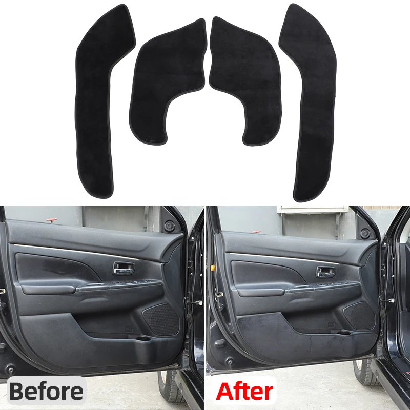 

Для 2011-2018 Mitsubishi Jinxuan ASX дверной коврик против грязи, защитный коврик для внутренней двери, аксессуары для салона автомобиля 4 шт.