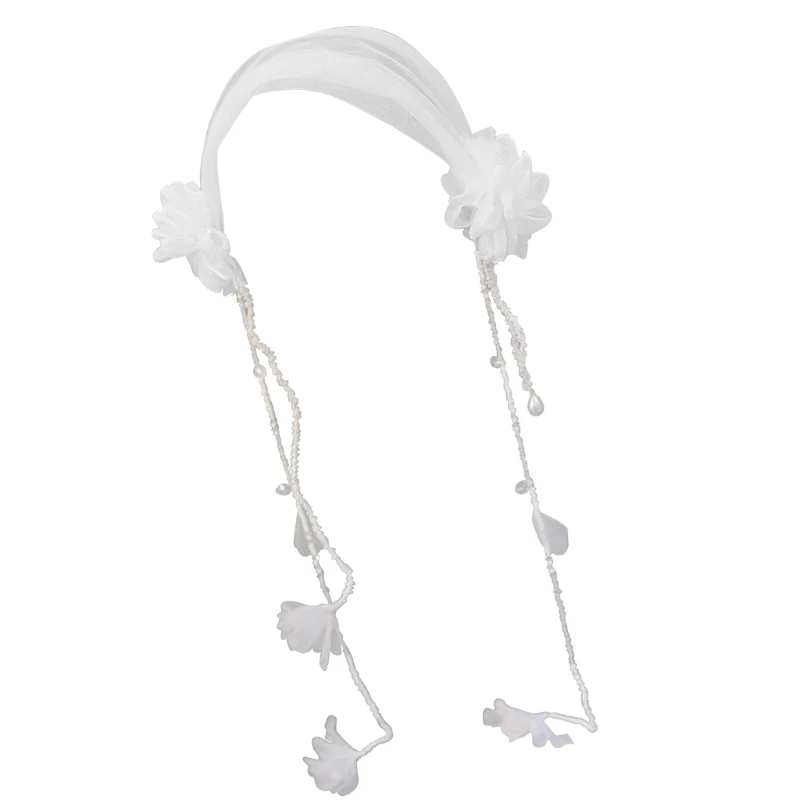 

Elegant Flower Tassels Hairpieces With Comfortable Headpieces Unique Hair Clip For Bridal Parties And Festivals