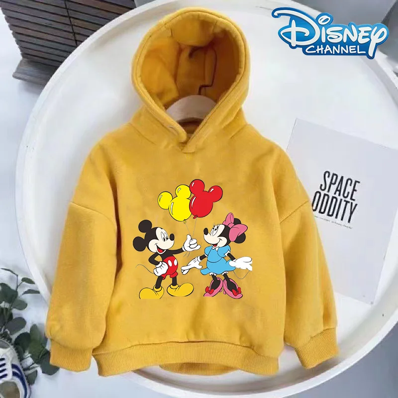 Disney Child Sweatshirt Mickey Mouse Pullovers New Style Best Selling Vogue Lazy Long Sleeves Sweatshirts Sports Styles Blouse