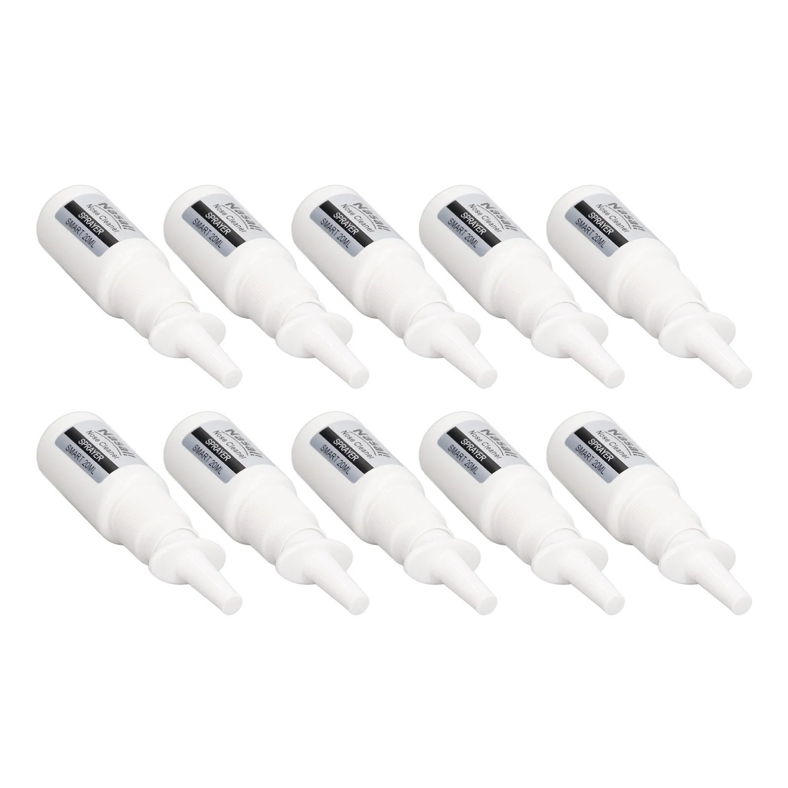 10Pcs Nasal Spray Bottle 20ml Plastic Pump Spray Odorless Portable Durable Pump Spray Bottle For Nasal Saline Spray - view 5