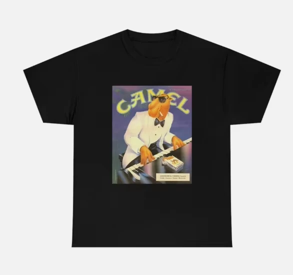 Joe Camel The Hustler T-Shirt Baumwolle Grafik-T-Shirt Herren Damen Sommer Streetwear – Detail 7