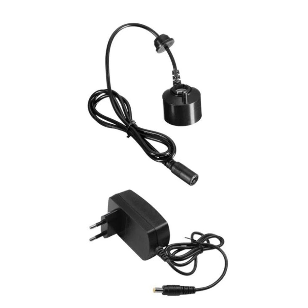 Pelembap udara Mini 36mm, Humidifier Mini pembuat kabut, air mancur kolam, kepala Atomizer DC 24V, colokan EU 1Set