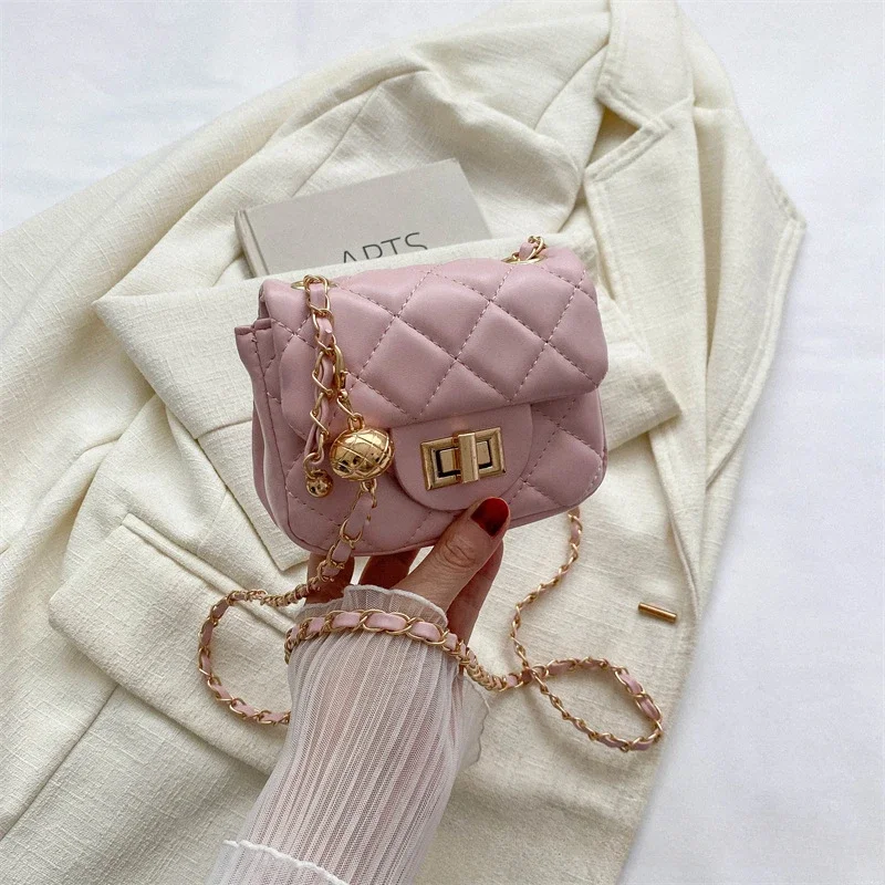 2025 New Korean Chain Mini Bag Fashion Simple Single Shoulder Crossbody Small Bag Tide