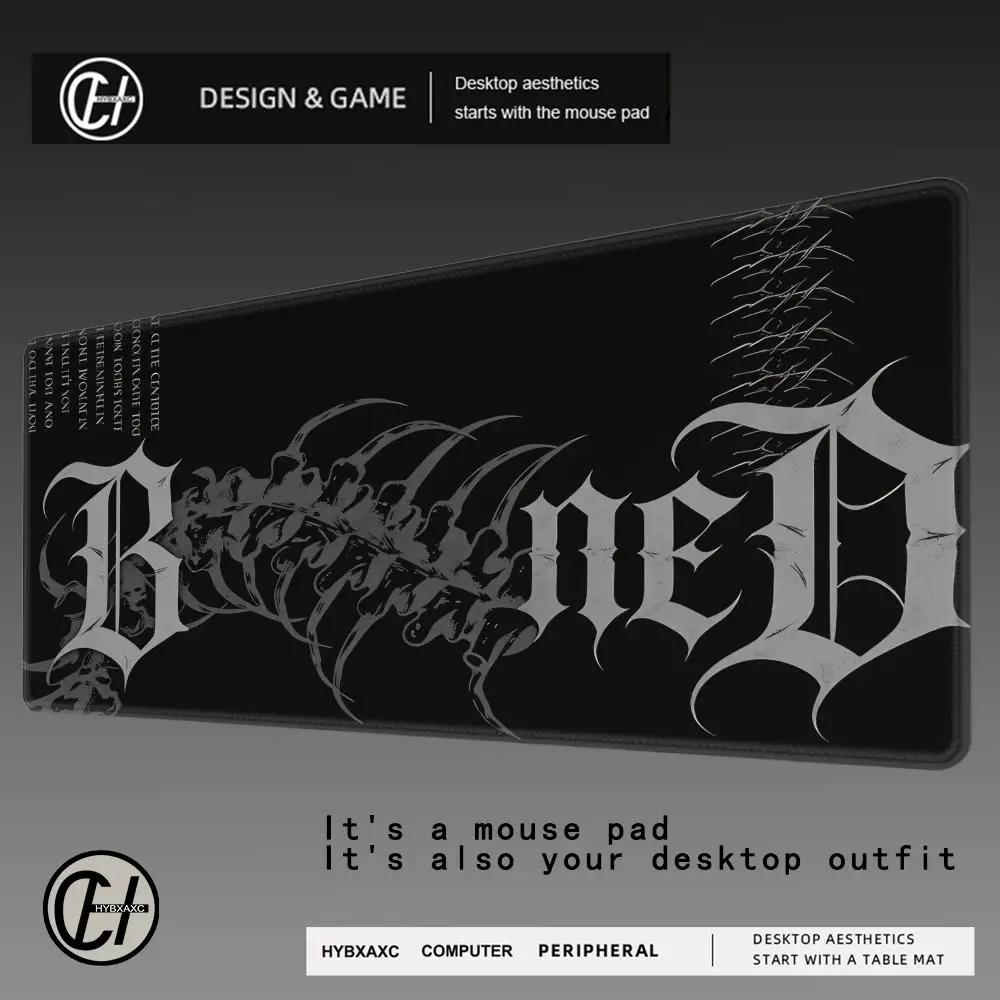 

HYBXAXC Dark Gothic Centipede Gaming Mouse Pad with Spine Ribs Large Mouse Mat Desk Mat for Office Keyboard Mouse Pads for Desk
