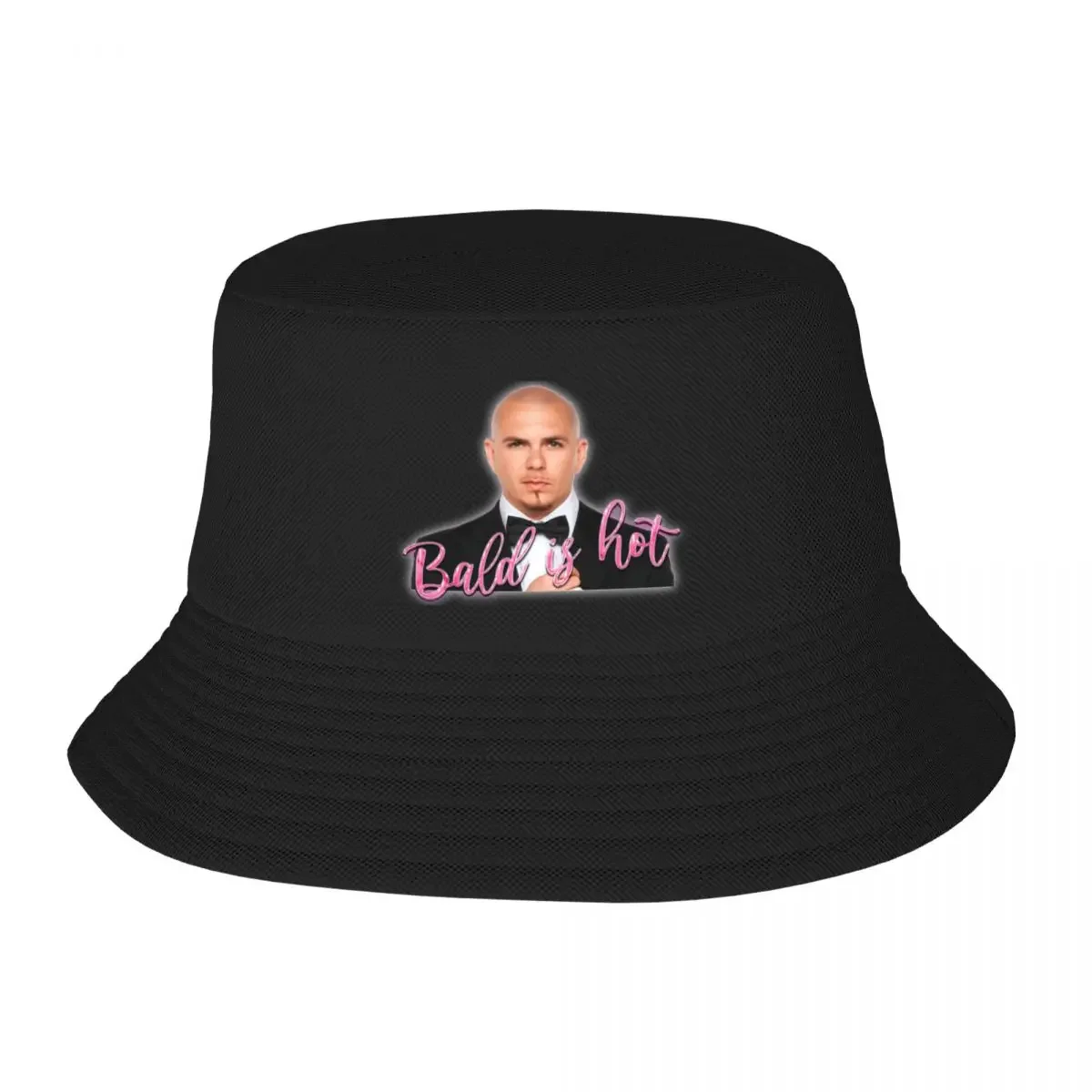 Bald is hot Bucket Hat party Hat derby hat New In Caps Women Men's