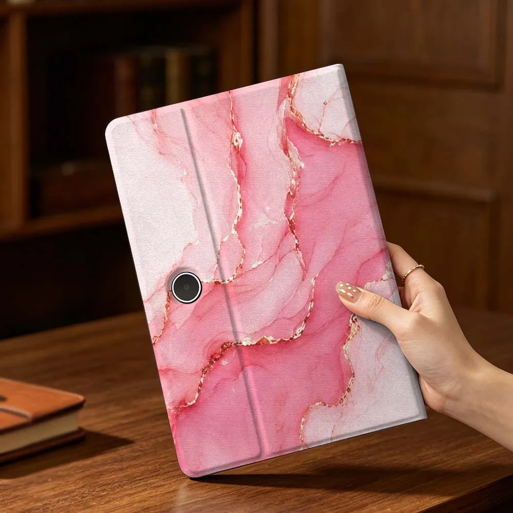 Color Marble Texture Fashion For OPPO VIVO IQOO OnePlus Realme Pad 3 Pro 13 12.1 11.4 11 inch Pen Tray Tablet Case Soft