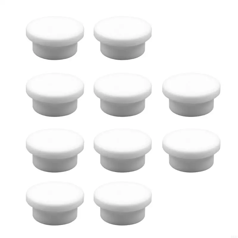 831F 10Pcs Kitchen Sink Washbasin Drain Seal Stopper Rubber Sink Overflow Rings Bath Drain Plug Sink Overflow Hole Cover