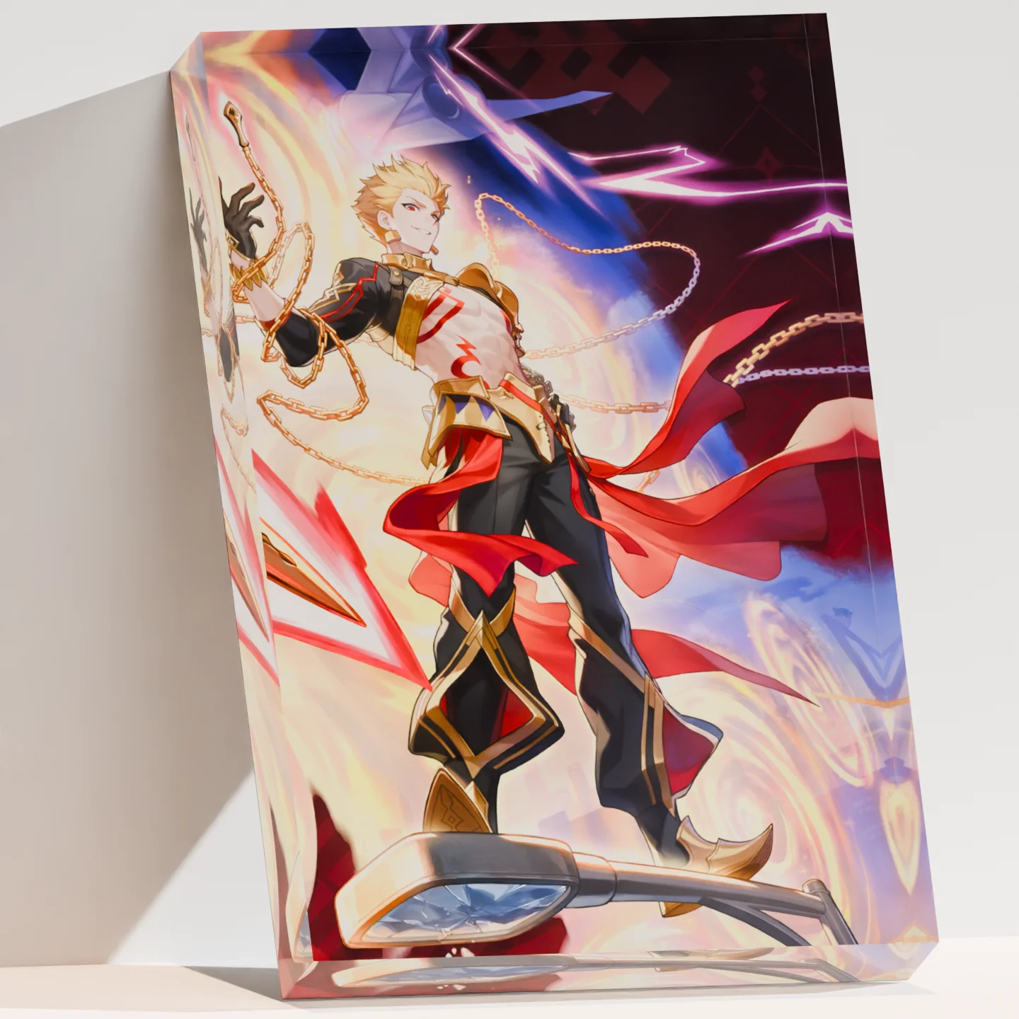 

Game Merch Honkai Star Rail HSR Dan Heng Permansor Terrae 3D Crystal Ornament Print Custom Photo Cubo Holografico Husbando Gift