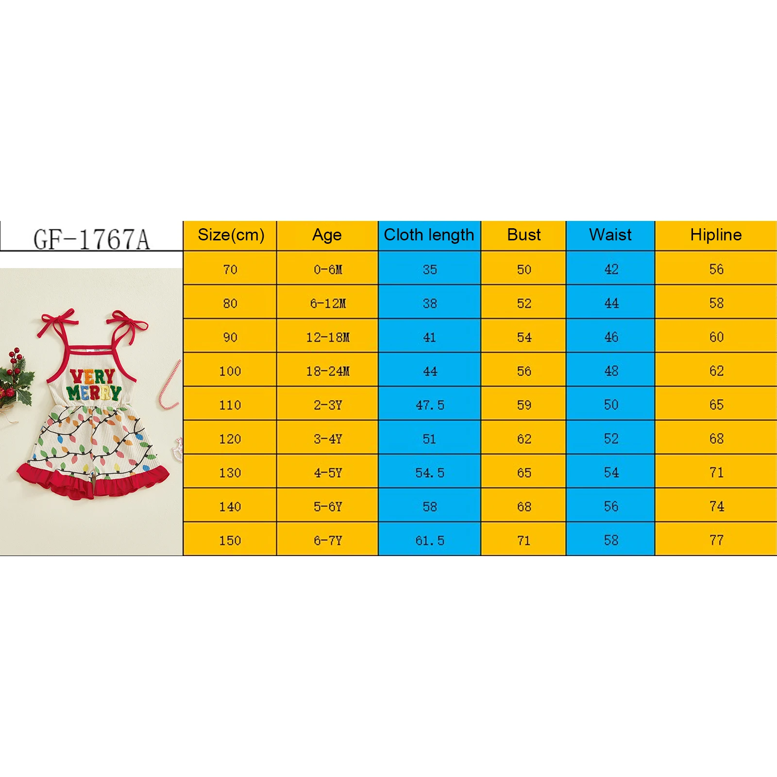 Salopette short de noël pour petites filles, lettres brodées, lumières imprimées, cravate sur les épaules, combinaison à volants