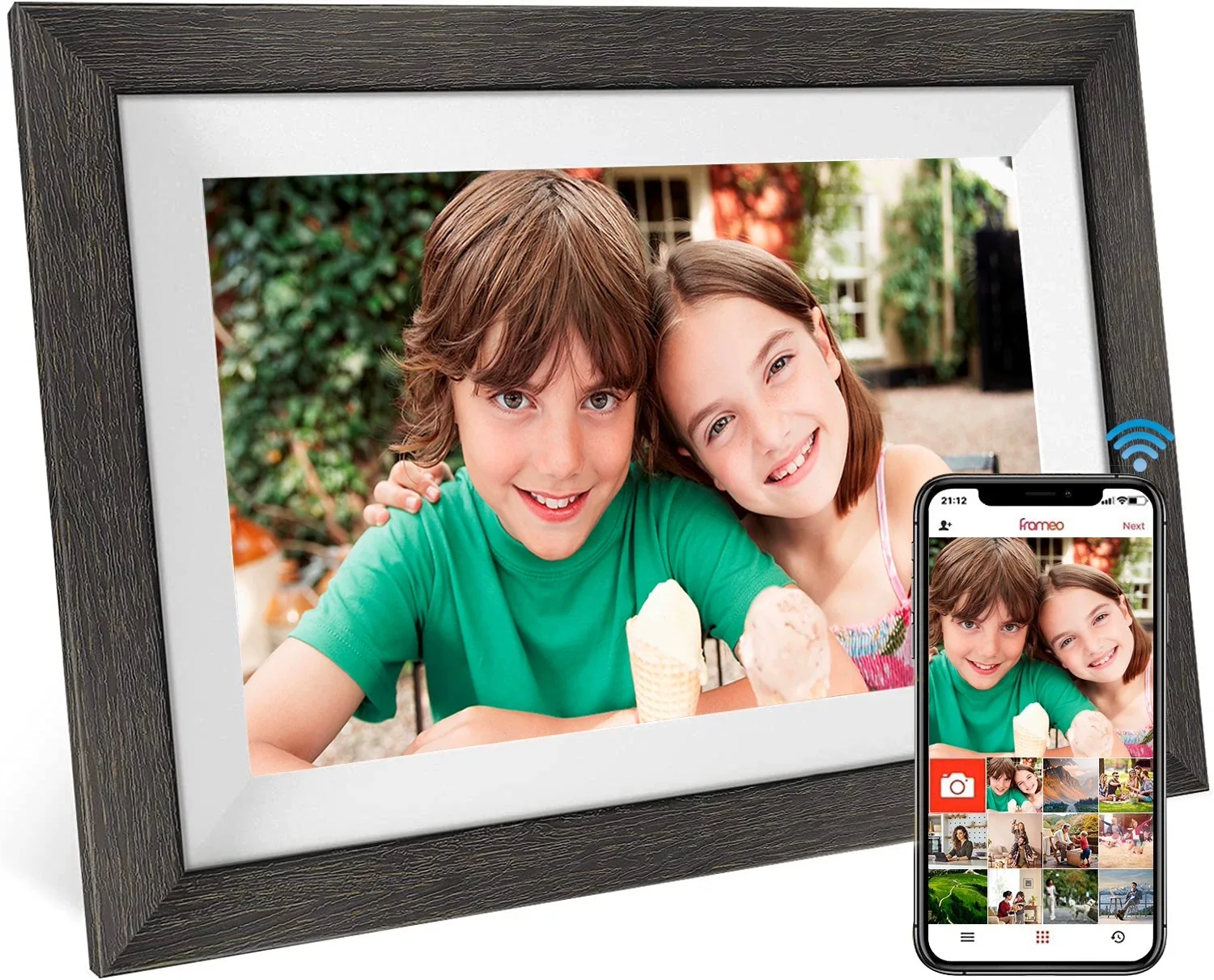 10.1 Inch  Digital Photo Picture Frame 32GB Smart Wifi LCD Share Video Album