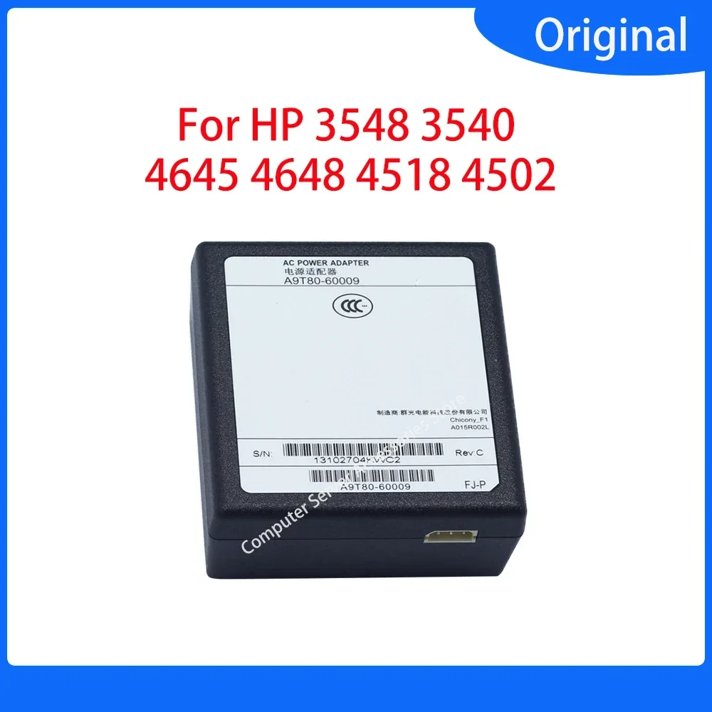 

NEW Original for HP 3548 3540 4645 4648 Printer Scanner Power Supply Box 468MA 166MA Adapter Charger A9T80-60009 A9T80-60008
