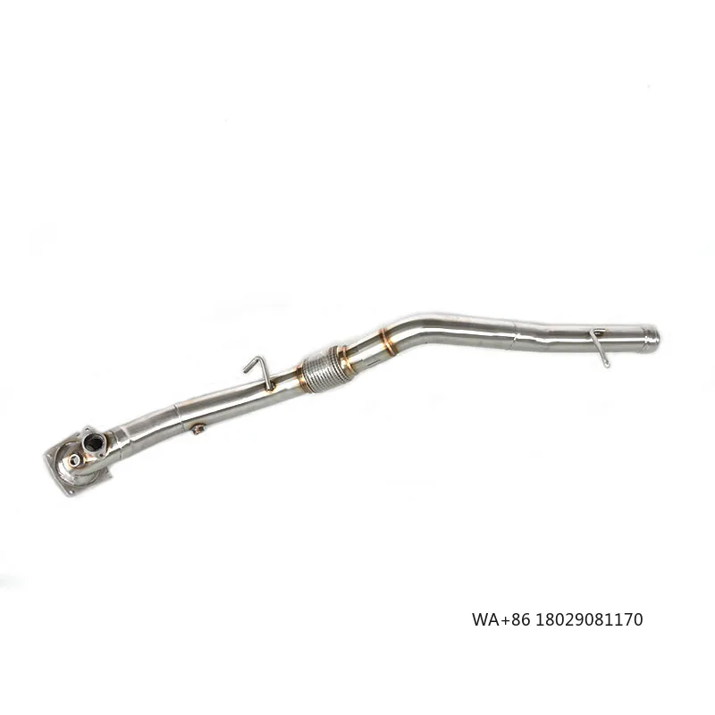 SDO Downpipe Exhaust for Jeep Wrangler Rubicon JL 2.0T 2018-2020 Stainless Steel High Flow Header Downpipe No Cat Exhaust System
