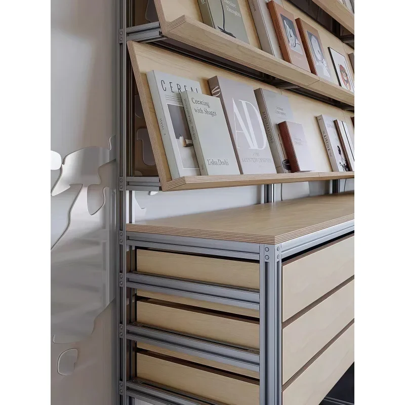 Shelf Cafe Island Terrace Multi-layer Display Cabinet