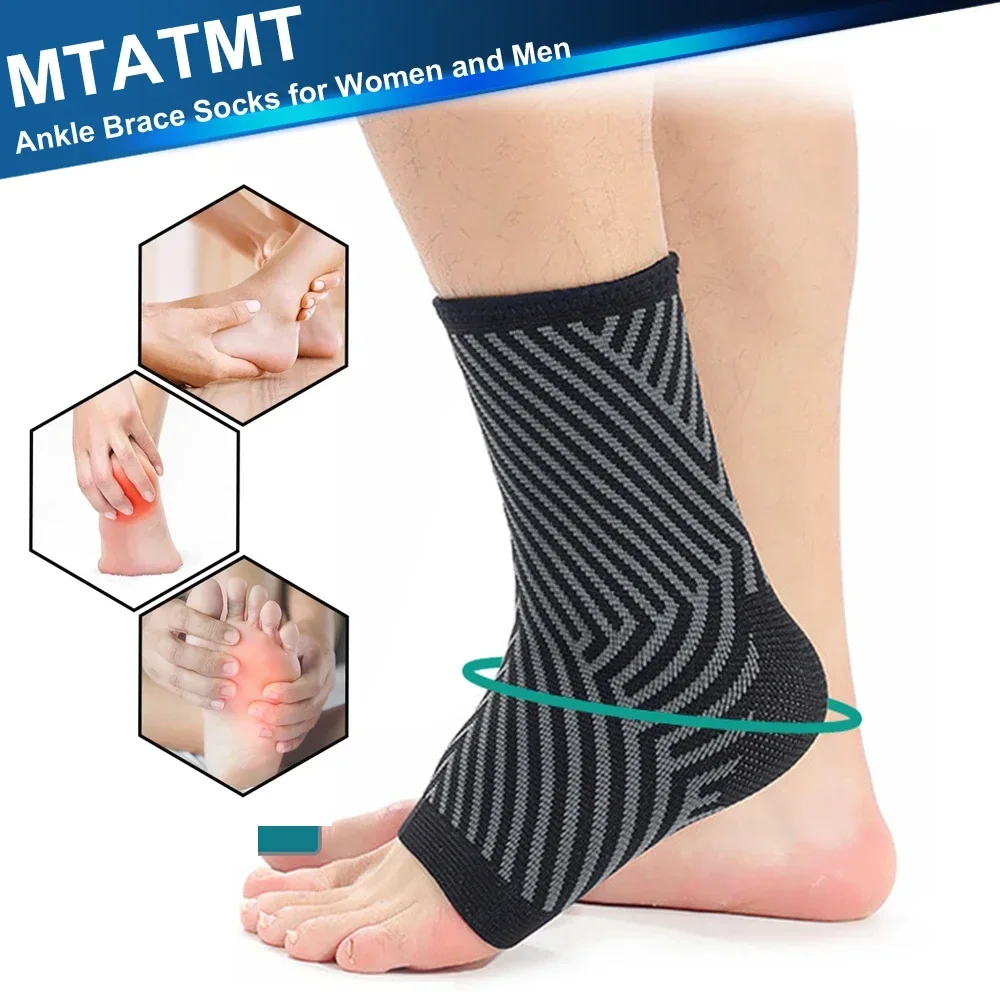 

Achilles Tendon Support Brace, Plantar Fasciitis Sock, Ankle Compression Sleeve For Running, Tendonitis and Flat Feet Relief