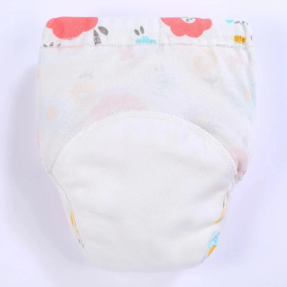 2pcs Baby Waterproof Reusable Training Pants Cotton Baby Diaper Infant Shorts Nappies Panties Nappy Changing Underwear Cloth