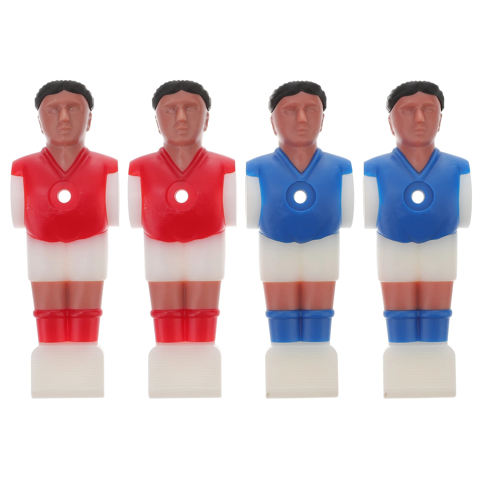 

4 Pcs Football on The Table Foosball Parts Soccer Tablereplacement Rod Office
